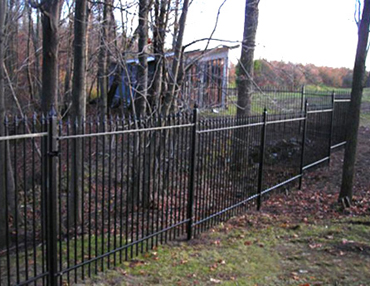 wrought iron fence fencing landscape terrascapes